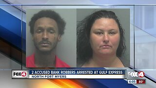 Two accused bank robbers arrested in North Fort Myers