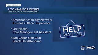 Southwest Florida job opportunities