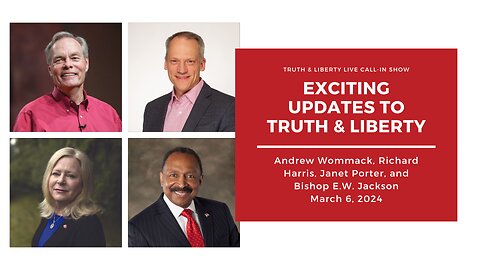 The Truth & Liberty Live Call-In Show with Andrew Wommack