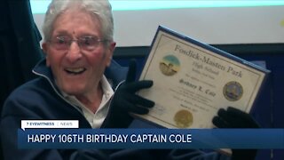 WWII veteran from Buffalo celebrates 106th birthday