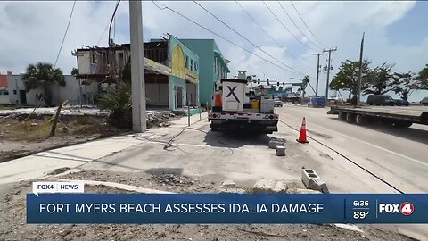 Fort Myers Beach assesses Idalia damage