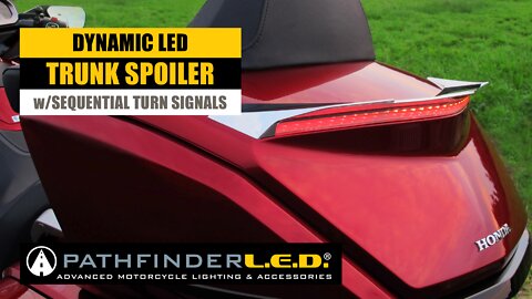 LED Trunk Spoiler with Sequential Turn Signals for 2018-2020 Honda Goldwing