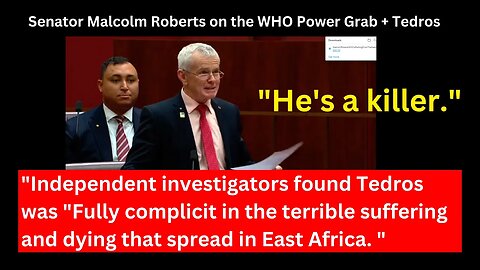 The WHO Is Rotting From The Head - Sex Scandals, Rapes, Bill Gates and more from Malcolm Roberts