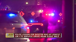 Michigan State Police investigating nonfatal shooting on I-75 near 8 Mile