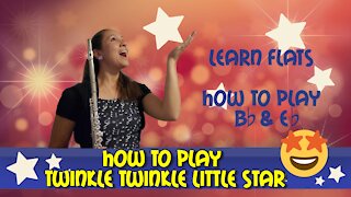 How To Play Twinkle Twinkle Little Star | Solo, Round, Duet | Flute Lesson 3 | Musician's Addition