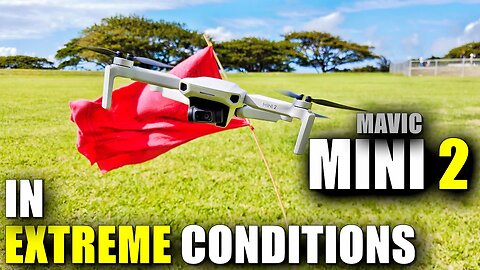 DJI MINI 2 - EXTREME Winds Test!.. Will it Fly Away? Quickshots Work? Better vs MINI 1?