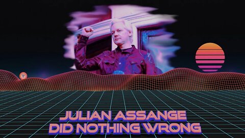 [1/2 MEME] Julian Assange Did Nothing Wrong --Synthwave--