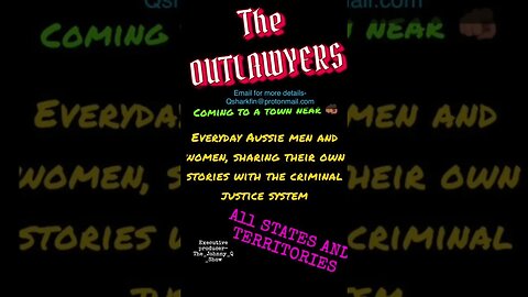 ANNOUNCING~ THE OUTLAWYERS!! LIVE SHOW! Coming to a town near 🫵🏽