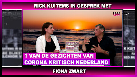 Rick Kuitems in gesprek met Fiona Zwart, 1 van de gezichten van Corona kritisch Nederland