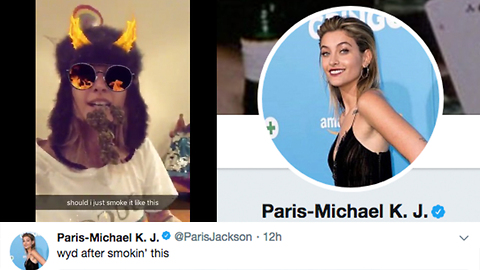Paris Jackson CLAPS BACK At Marijuana Haters On Twitter