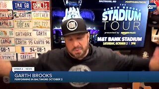 Christian Schaffer sits down with country music legend Garth Brooks who is coming to M&T Bank Stadium for a live concert in October