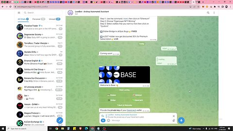 Automate Your Airdrop Hunting On Base? Want To Snipe Friendtech Keys Early? Use This Telegram Bot!