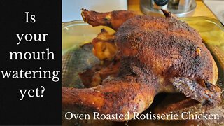 Oven Roasted Rotisserie Chicken #food #chicken