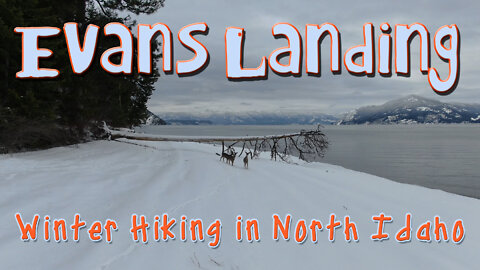 Evans Landing - Winter Hiking in North Idaho