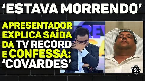 Ex-apresentador da Record, Geraldo Luís, explica saída e C0NFESSA AVIS0 da esposa de Marcelo Rezende