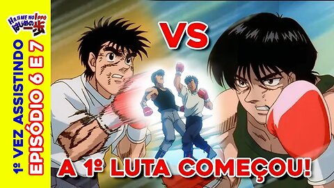 React DUPLO! Hajime no Ippo | EP 6 e 7 | IPPO vs MYATTA! A LUTA DO SÉCULO!! |