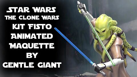 Star Wars The Clone Wars Kit Fisto Animated Maquette by Gentle Giant