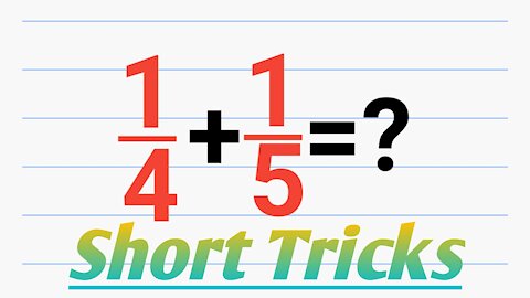 Easy math shortcut tricks magic fraction part 2