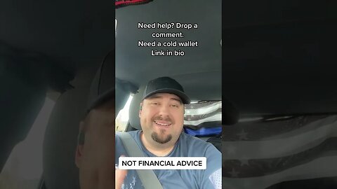 Not a financial advisor. Just here to help with the tech stuff. #notfinancialadvice #crypto #help