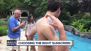 Choosing the right sunscreen for you