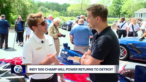 Will Power cherishes Indy 500 moment with his wife