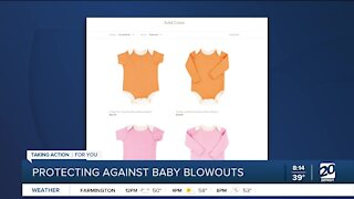 Baby bodysuits prevent diaper blowouts