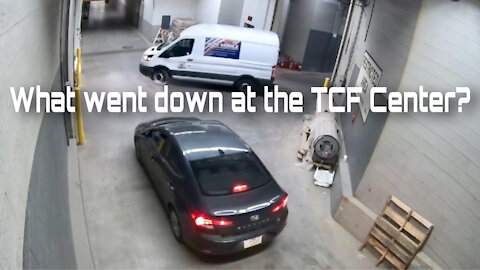 Exclusive: Suspicious Vehicle Seen Escorting Late Night Biden Ballot Van at TCF Center