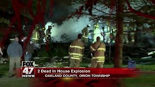 2 dead following fire, explosion at suburban Detroit home