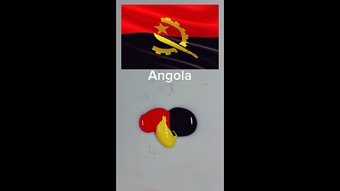 Satisfying Mixing the colors of the Andorra Flag 🇦🇩