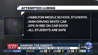 Two attempted child lurings reported near Denver middle school
