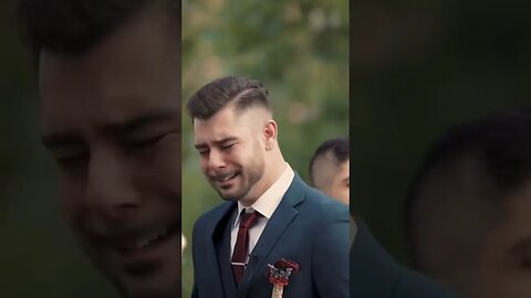 Groom Breaks Down And CRIES After Seeing Bride!!! 😭#shorts
