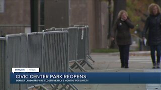 Civic Center Park to partially reopen Wednesday