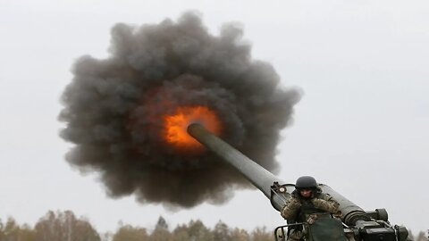 Mighty Ukrainian Artillery Action During Heavy Live Fire Training: 2S7 Pion, Msta-B, D-20