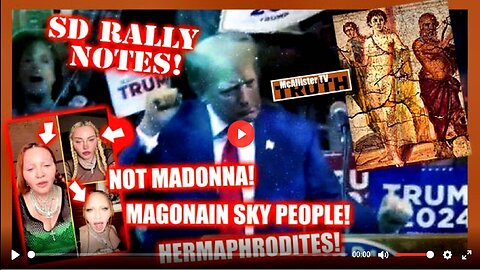 RALLY NOTES! ANOTHER MADONNA! ANCIENT CLOAKING AND SKY PEOPLE! HERMAPHRODITES!
