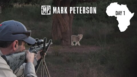 Lion Hunting Zambia: Day 1 - Baiting & Building Machon | Mark Peterson Hunting