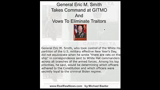 USMC GENERAL ERIC SMITH TAKES COMMAND AT GITMO & VOWS TO ELIMINATE TRAITORS