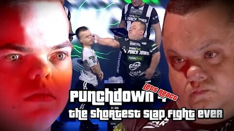 The SHORTEST Slap Fight EVER | Big Jack vs Q Man #punchdown #throwback