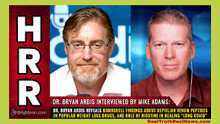 🐍 Dr. Bryan Ardis Reveals Ozempic Paralyzes the Stomach and Causes Cancers, Reptile Venoms Found in Pharmaceuticals Causing Illness and Death * All Links Below 👇
