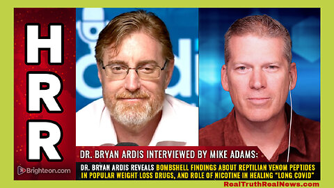 🐍 Dr. Bryan Ardis Reveals Ozempic Paralyzes the Stomach and Causes Cancers, Reptile Venoms Found in Pharmaceuticals Causing Illness and Death * All Links Below 👇