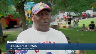 Buffalo's Free Summer Meals Program kicks off with support of Buffalo Bills legend Thurman Thomas