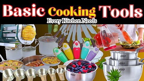 12 Basic Essential Cooking Tools Every Kitchen Needs Ep 07