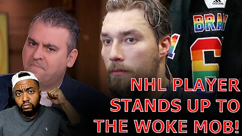 Woke Journalist LOSES IT Over BASED NHL Hockey Player REFUSING TO Wear LBGTQ Patch On Pride Night!