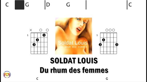 SOLDAT LOUIS Du rhum des femmes - (Chords & Lyrics like a Karaoke) HD