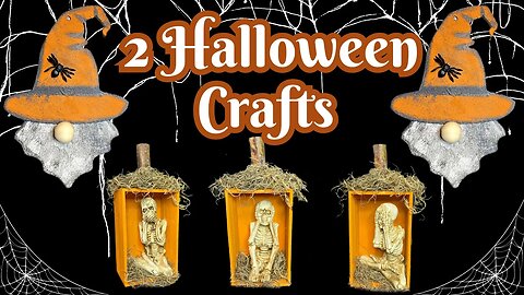 Easy Dollar Tree Halloween DIY | Halloween Gnome DIY | Dollar Tree Pumpkin DIY