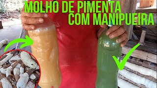 COMO FAZER MOLHO DE PIMENTA COM MANIPUEIRA DE MANDIOCA | RAIZES DO REI