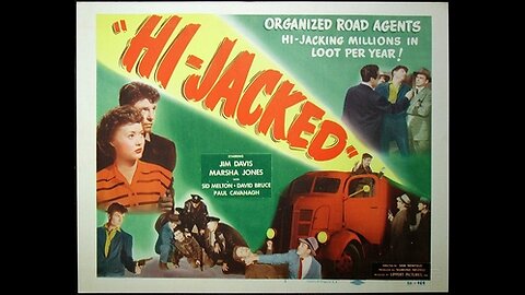 Hi Jacked 1950 Crime Film Noir Jim Davis, Marsha Mae Jones