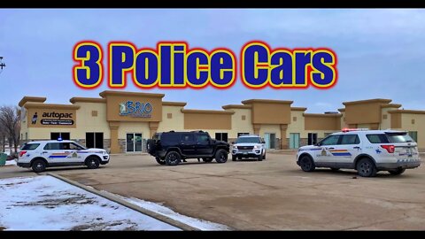 3 Police Cars 🚔 in Steinbach MB Black Hammer Outdoor Adventure By Rudi