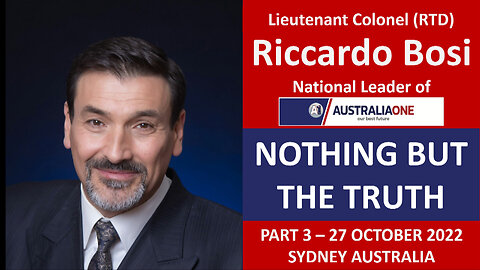 Riccardo Bosi Nothing But The Truth (Part 3) Director's Cut - Sydney