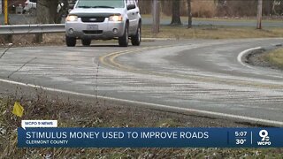 Stimulus money used to improve Clermont County roads