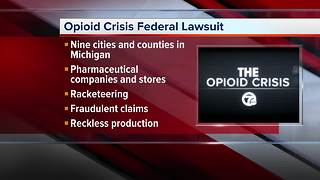 Nine metro Detroit cities, counties suing drugmakers for opioid epidemic